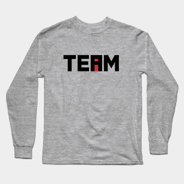 The i in TEAM Long Sleeve T-Shirt by Haasbroek